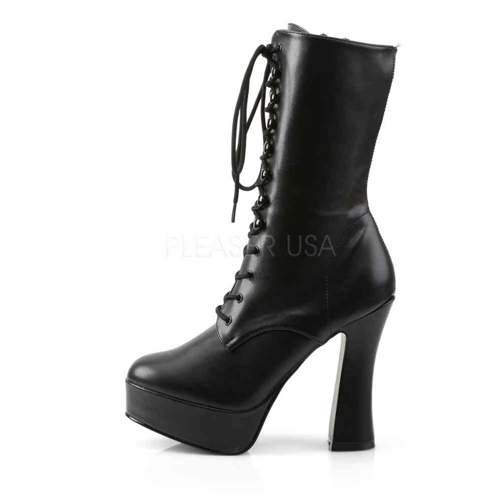 Pleaser - ELECTRA1020 Plattformstiefel - Schwarz